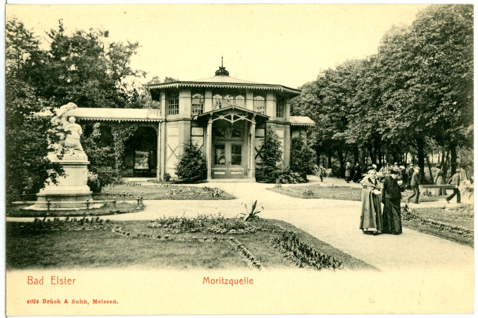 04024-Bad Elster-1903-Moritzquelle-Brück & Sohn Kunstverlag