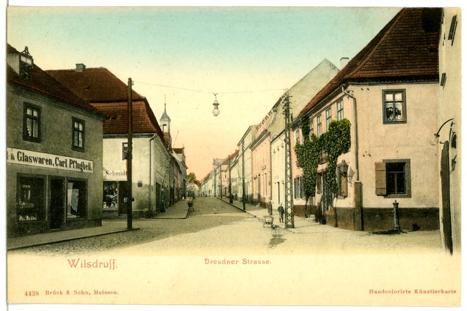 04438-Wilsdruff-1903-Dresdner Straße-Brück & Sohn Kunstverlag