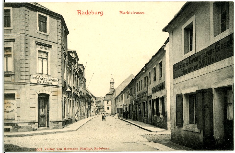 04003-Radeburg-1903-Marktstraße-Brück & Sohn Kunstverlag