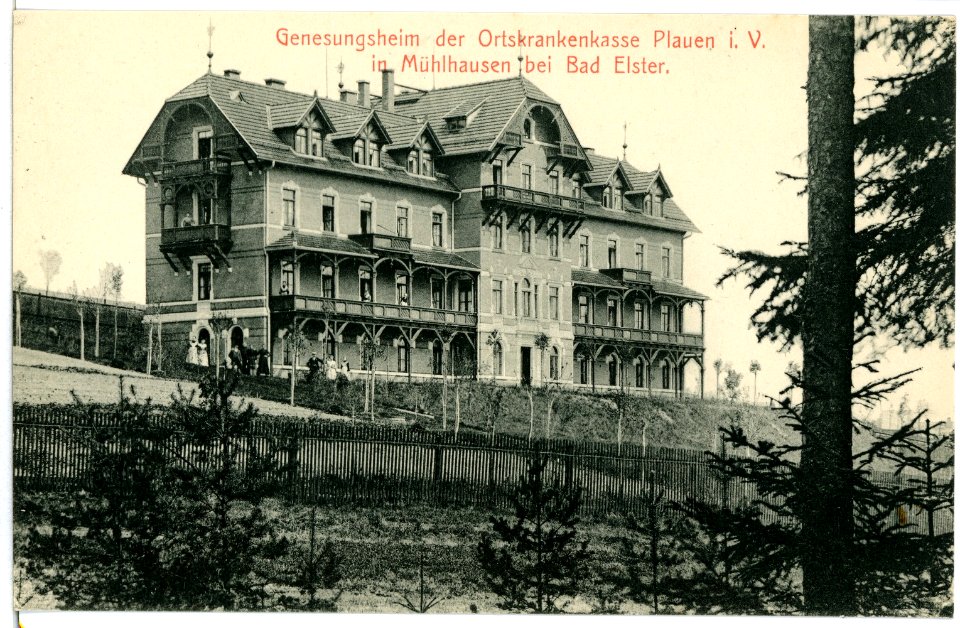 04671-Mühlhausen-1903-Genesungsheim der Ortskrankenkasse Plauen-Brück & Sohn Kunstverlag