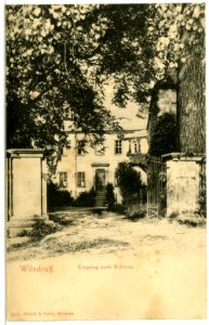 04435-Wilsdruff-1903-Schloßeingang-Brück & Sohn Kunstverlag