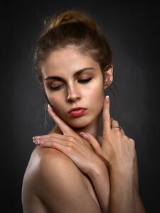 Woman beauty character