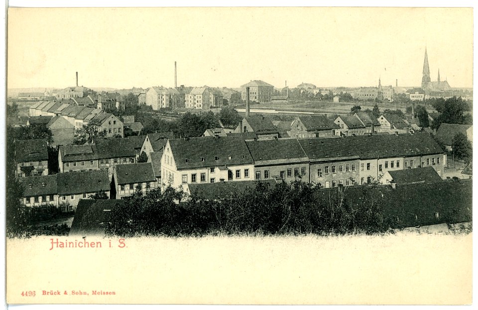 04496-Hainichen-1903-Blick über Hainichen-Brück & Sohn Kunstverlag