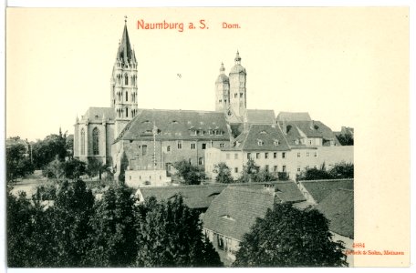 04884-Naumburg-1903-Blick zum Dom-Brück & Sohn Kunstverlag