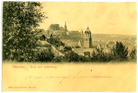 03566-Meißen-1903-Blick vom Jüdenberg nach der Stadt-Brück & Sohn Kunstverlag