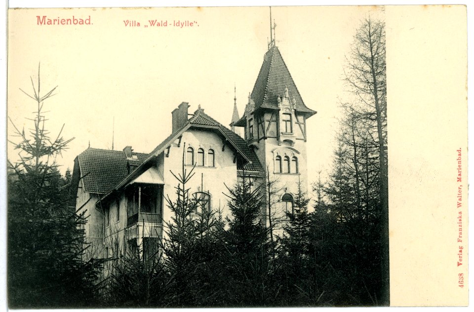 04638-Marienbad-1903-Villa "Wald-Idylle"-Brück & Sohn Kunstverlag
