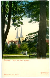 03685-Grimma-1903-in den Anlagen-Brück & Sohn Kunstverlag