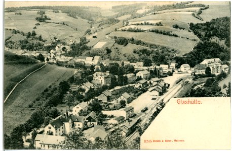 03245-Glashütte-1903-Blick auf Glashütte-Brück & Sohn Kunstverlag