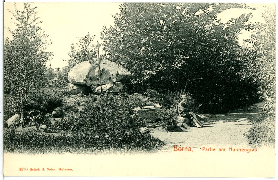 03570-Borna-1903-am Hunnengrab-Brück & Sohn Kunstverlag