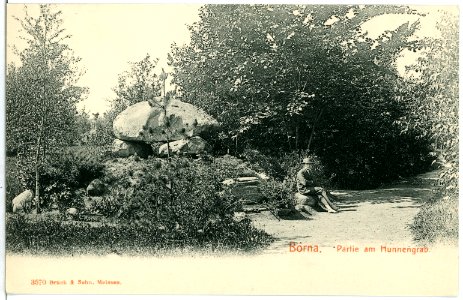 03570-Borna-1903-am Hunnengrab-Brück & Sohn Kunstverlag