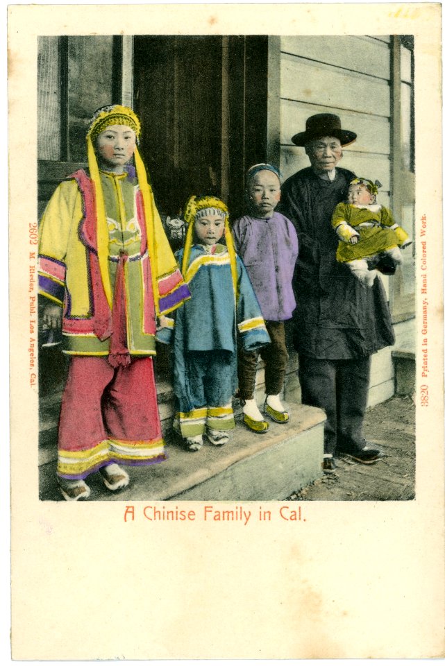 03820-Los Angeles-1903-Chinesenfamilie-Brück & Sohn Kunstverlag