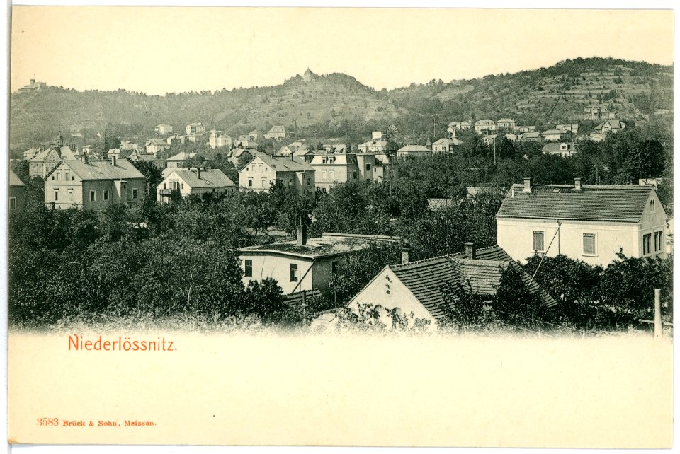03583-Niederlößnitz-1903-Blick auf Niederlößnitz-Brück & Sohn Kunstverlag