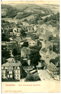 03240-Glashütte-1903-Blick auf Glashütte vom Ochsenkopf-Brück & Sohn Kunstverlag
