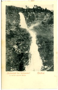 04803-Ötztal-1903-Stuibenfall bei Umhausen-Brück & Sohn Kunstverlag