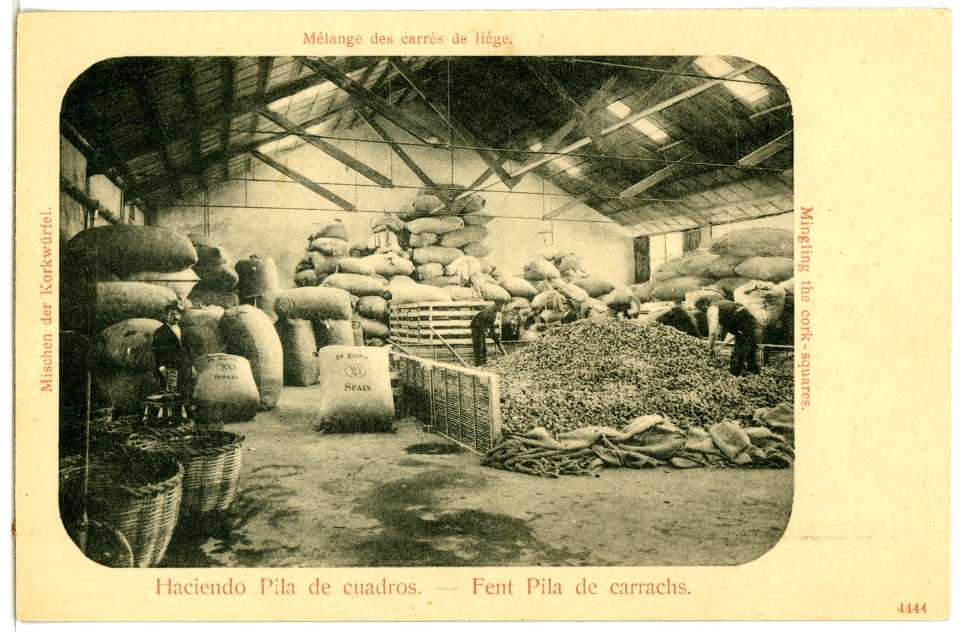 04444--1903-Haciendo Pila de Cuadros, Mischen der Korke-Brück & Sohn Kunstverlag