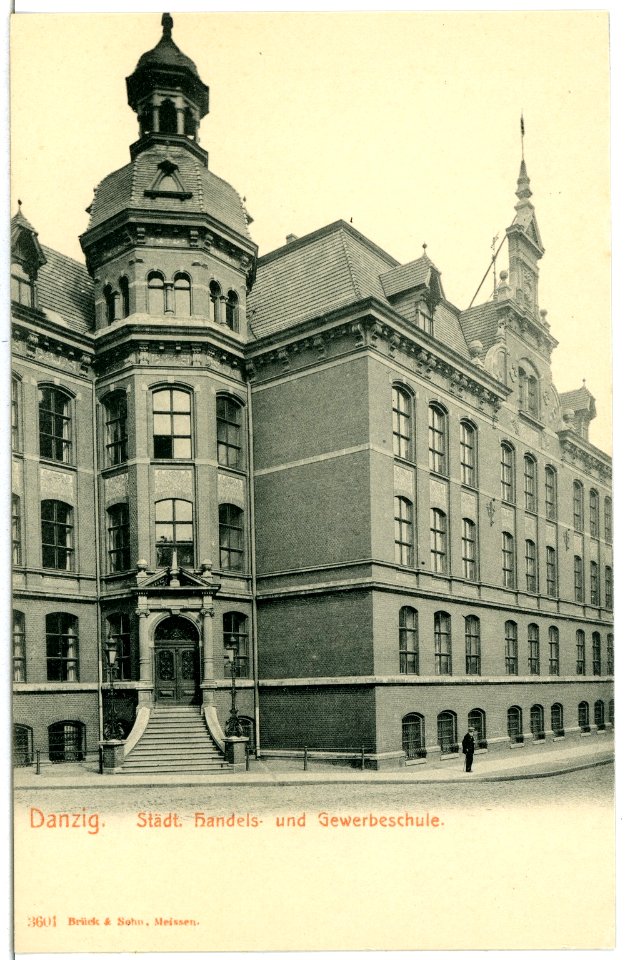 03601-Danzig-1903-Städtische Handels- und Gewerbeschule-Brück & Sohn Kunstverlag