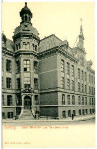 03601-Danzig-1903-Städtische Handels- und Gewerbeschule-Brück & Sohn Kunstverlag