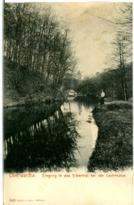 03420-Oberwartha-1903-Eingang in das Silbertal bei der Lochmühle-Brück & Sohn Kunstverlag