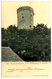 04876-Collmberg-1903-Aussichtsturm-Brück & Sohn Kunstverlag
