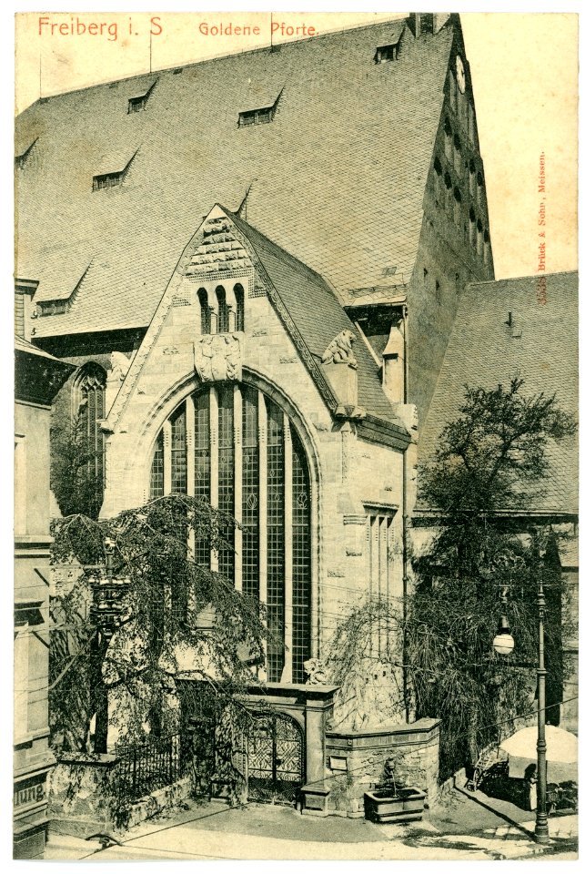 03538-Freiberg-1903-Goldene Pforte-Brück & Sohn Kunstverlag