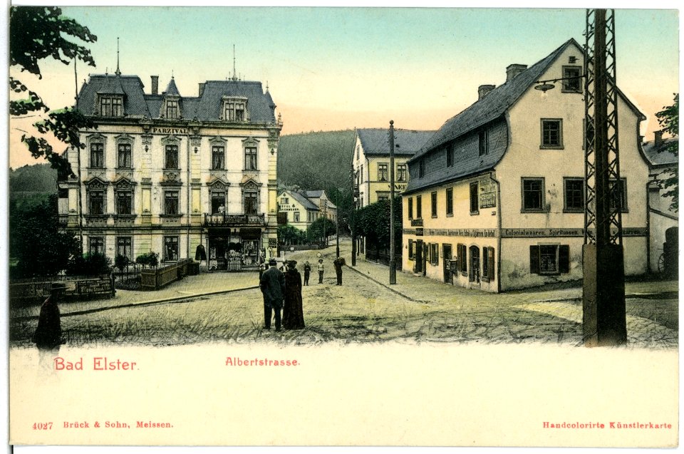 04027-Bad Elster-1903-Albertstraße-Brück & Sohn Kunstverlag