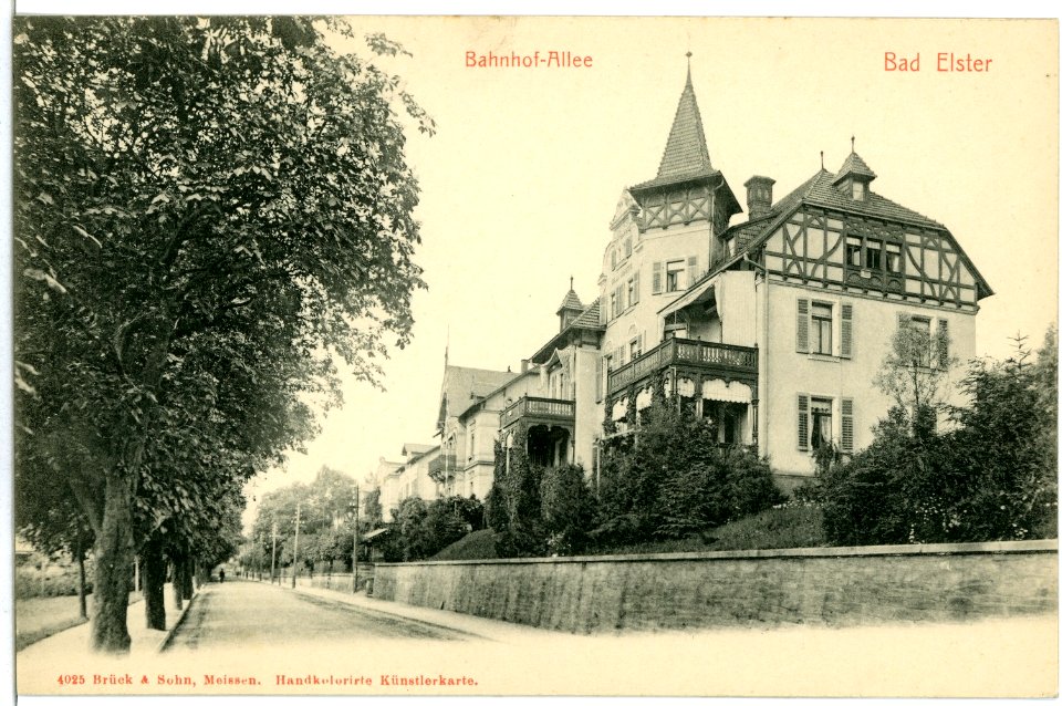 04025-Bad Elster-1903-Bahnhofsallee-Brück & Sohn Kunstverlag