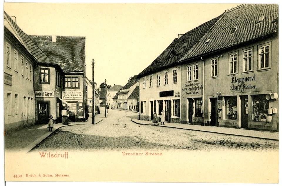 04439-Wilsdruff-1903-Dresdner Straße-Brück & Sohn Kunstverlag