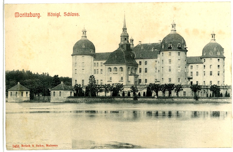 03451-Moritzburg-1903-Schloß-Brück & Sohn Kunstverlag