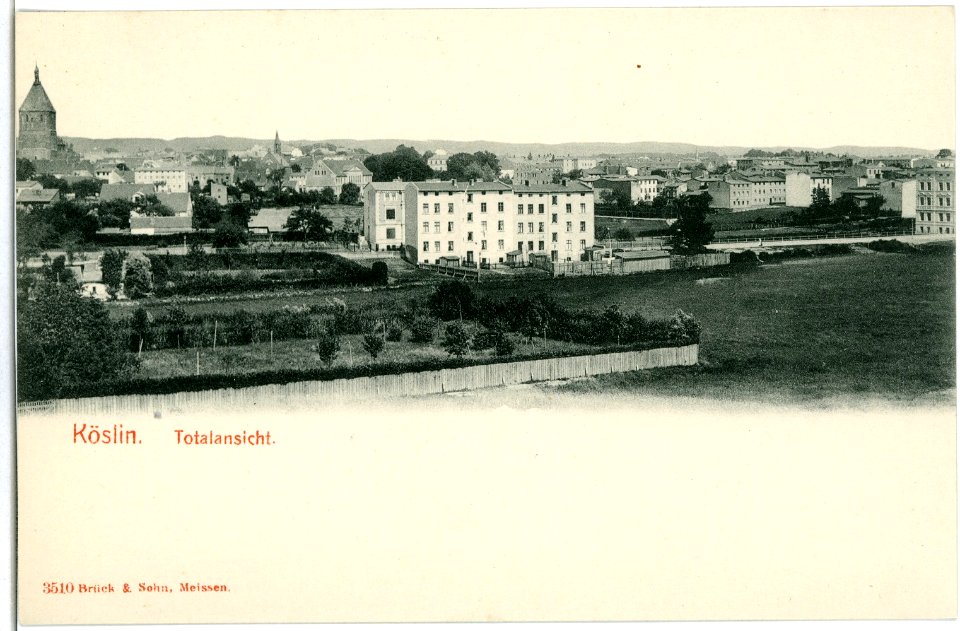 03510-Köslin-1903-Blick nach der Stadt-Brück & Sohn Kunstverlag