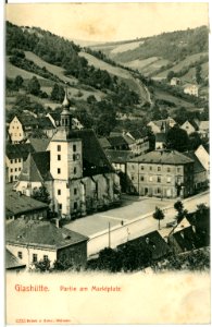 03235-Glashütte-1903-Marktplatz-Brück & Sohn Kunstverlag