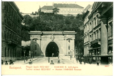 03390-Budapest-1903-Tunnel-Brück & Sohn Kunstverlag