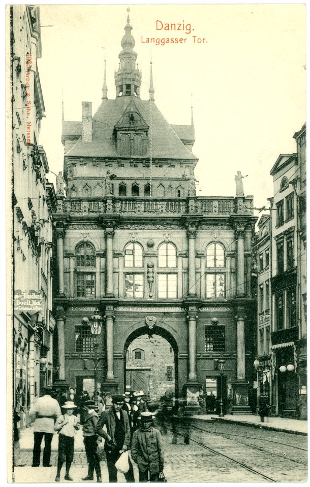 03635-Danzig-1903-Langgasser Tor-Brück & Sohn Kunstverlag