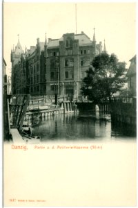 03617-Danzig-1903-an der Artilleriekaserne-Brück & Sohn Kunstverlag