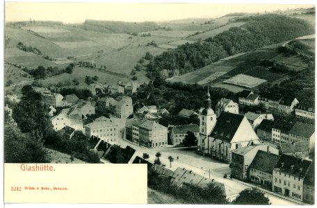 03242-Glashütte-1903-Blick auf Glashütte-Brück & Sohn Kunstverlag