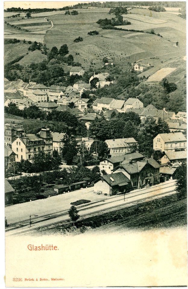 03236-Glashütte-1903-Blick auf Glashütte-Brück & Sohn Kunstverlag