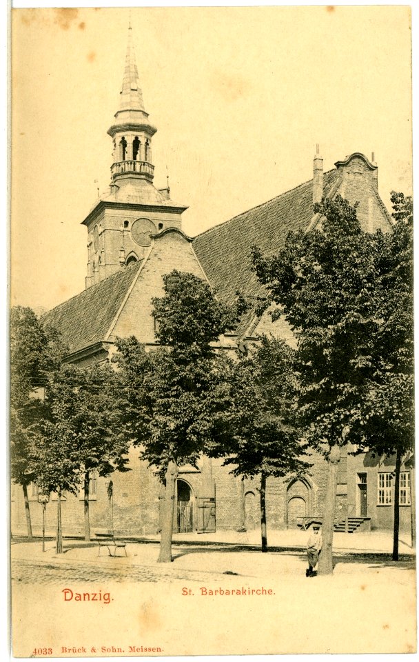 04033-Danzig-1903-St. Barbarakirche-Brück & Sohn Kunstverlag