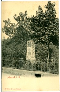 03449-Liebstadt-1903-Bismarckgedenkstein-Brück & Sohn Kunstverlag