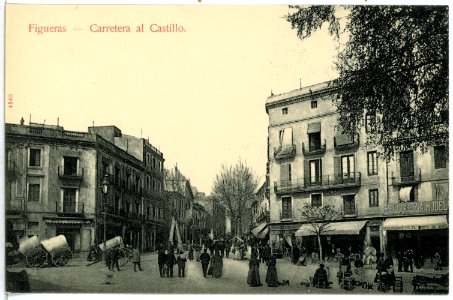 04540-Figueras-1903-Carretera al Castillo-Brück & Sohn Kunstverlag