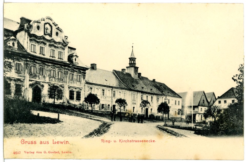 04637-Lewin-1903-Ring- und Kirchstraßenecke-Brück & Sohn Kunstverlag