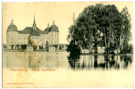 03450-Moritzburg-1903-Schloß-Brück & Sohn Kunstverlag