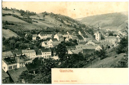 03241-Glashütte-1903-Blick auf Glashütte-Brück & Sohn Kunstverlag