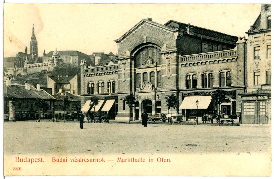 03391-Budapest-1903-Markthalle, Bombenplatz-Brück & Sohn Kunstverlag
