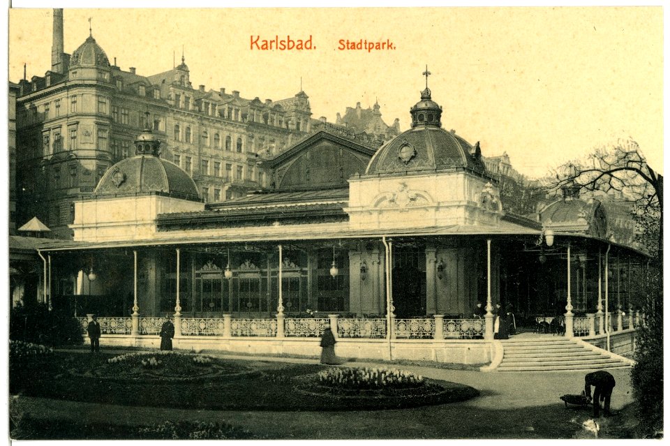 03343-Karlsbad-1903-Stadtpark-Brück & Sohn Kunstverlag