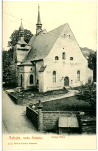 04015-Sebnitz-1903-Evangelische Kirche-Brück & Sohn Kunstverlag
