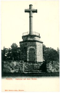 03830-Köslin-1903-Denkmal auf dem Gollen-Brück & Sohn Kunstverlag