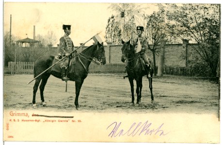 03890-Grimma-1903-Husaren-Brück & Sohn Kunstverlag