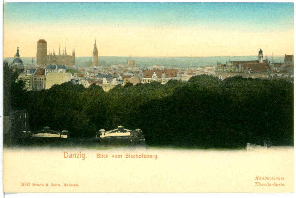 03602-Danzig-1903-Blick vom Bischofsberg-Brück & Sohn Kunstverlag