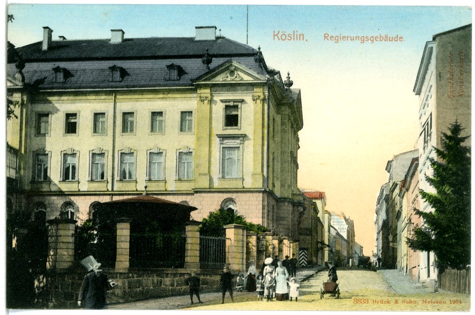 03833-Köslin-1903-Regierungsgebäude-Brück & Sohn Kunstverlag