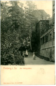 03901-Freiberg-1903-Am Wallgraben-Brück & Sohn Kunstverlag