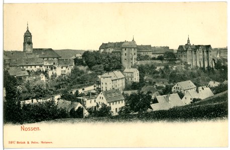 03407-Nossen-1903-Schloß und Stadt-Brück & Sohn Kunstverlag